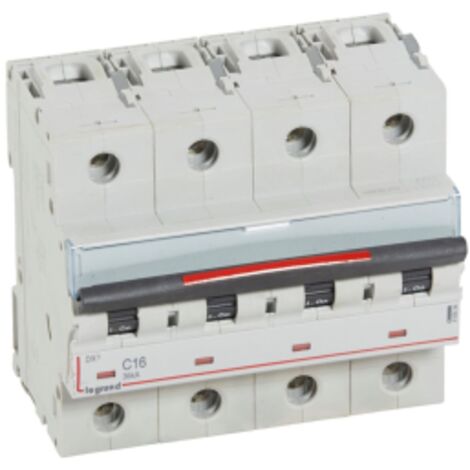 DX3 4P : D 10A , C 16A 36kA , D 16A 10kA , C 16A 50kA , C 32A 36kA LEGRAND