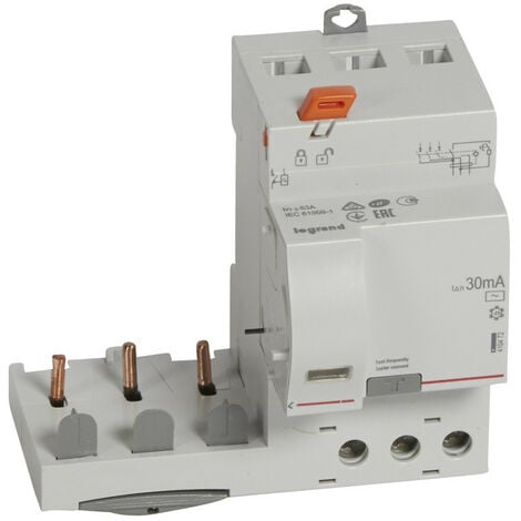 Disjoncteur différentiel DX³4500 à vis U+N 230V 16A type F 30mA courbe C 2  modules LEGRAND 410753