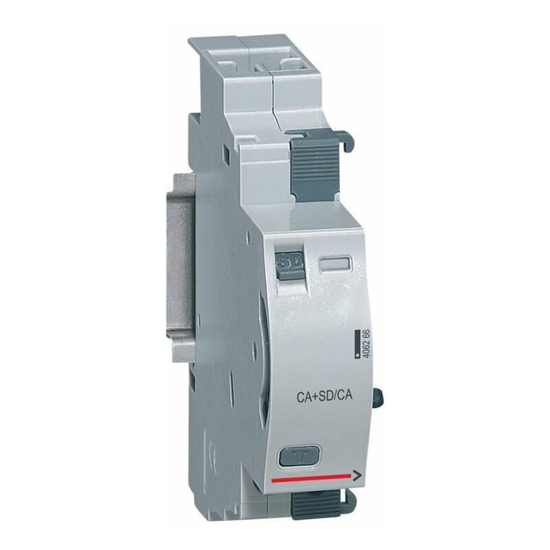 Legrand - Contact auxiliaire inverseur + contact signal défaut inverseur ( ca + sd ) DX³ - 6A 240V - 1 module - 406266