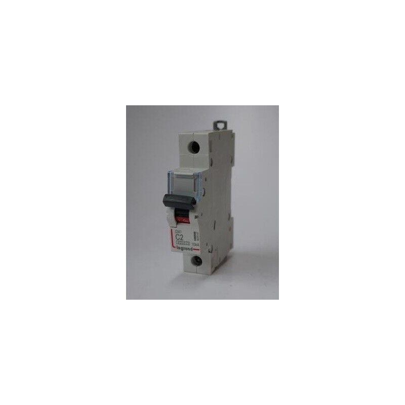 Disjoncteur 2A 1P 1 module 230-400V 10kA courbe c arrivée haute départ bas raccord à vis DX³6000 Legrand
