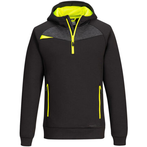 Dx4 - Sweat à Capuche Avec Fermeture éclair - S - Noir - Portwest