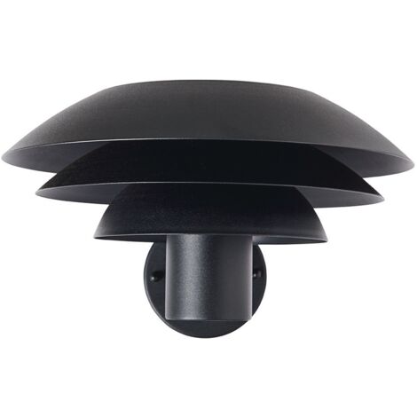 Dyberglarsen DL25 Outdoor Dome Wandleuchte Schwarz 25cm IP44