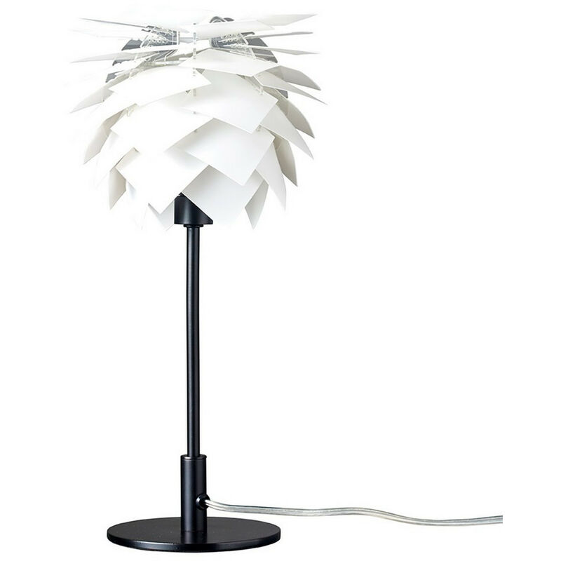 Image of Dyberglarsen Pineapple Lampada da tavolo bianca, base nera