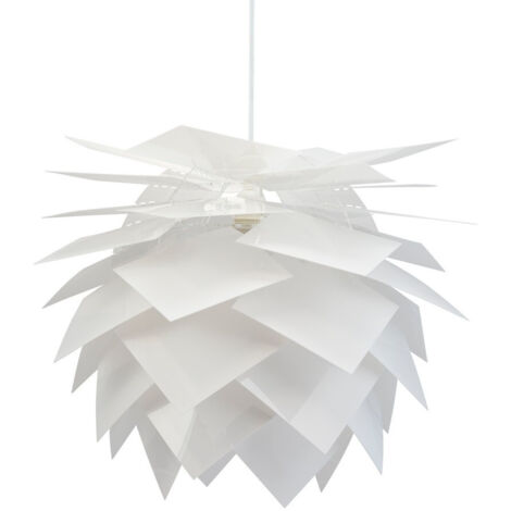 Dyberglarsen Pineapple Mittelgroße Pendel-Deckenleuchte Weiß 45cm