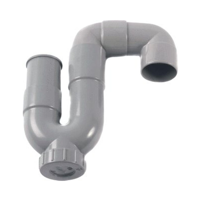 Dyka siphon universelle pvc 40mm gris