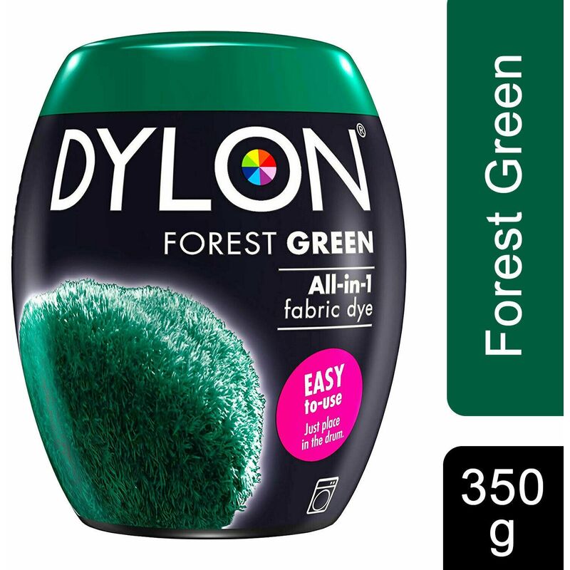 Dylon - Washing Machine Fabric Dye Pod, Forest Green, 1pk of 350g