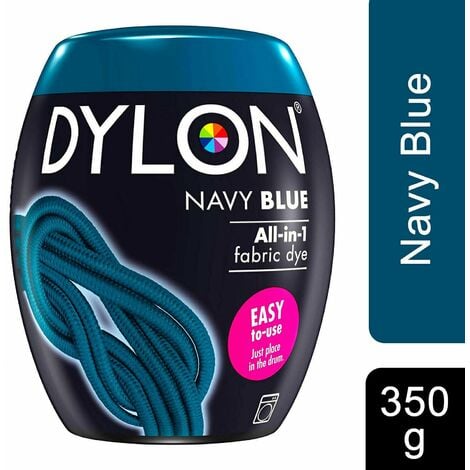 DYLON Washing Machine Fabric Dye Pod, Navy Blue, 1pk of 350g