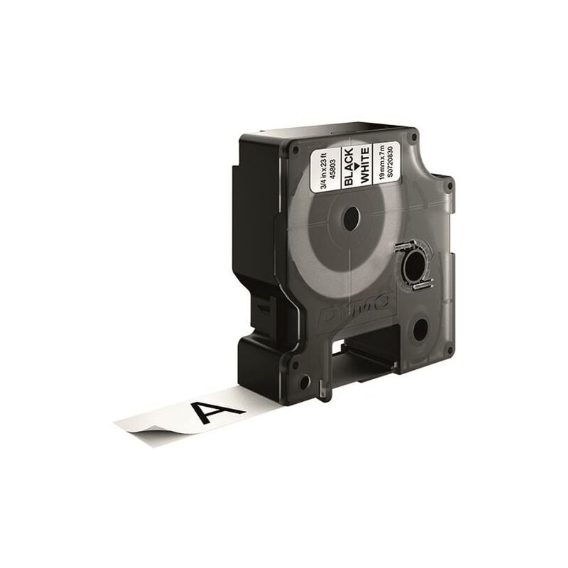 Dymo - D1 Tape 19MM Black on White 45803