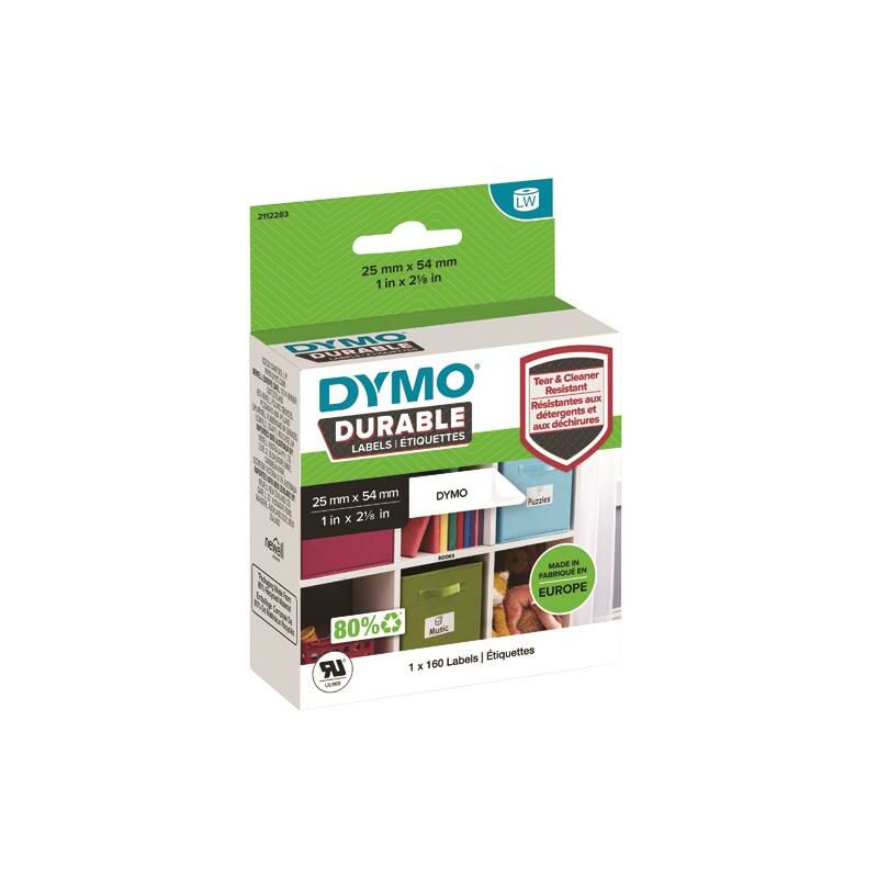 Dymo - Multipurpose Labels 25x54mm Wht - ES12283