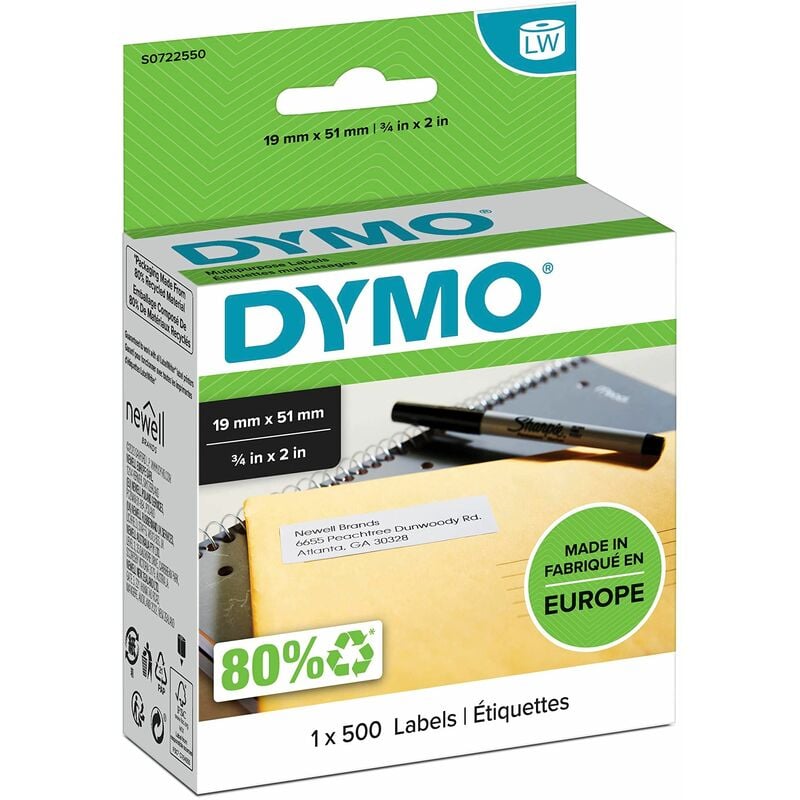 Label Writer Multi Purpose Labels 19X51MM 11355 - Dymo