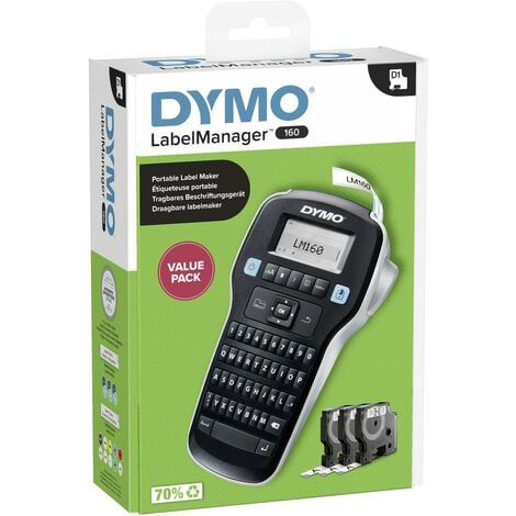Dymo Recharge DYMO pour titreuse Rhino 12mm x 5,5m noir sur blanc - prix  pas cher chez iOBURO- prix pas cher chez iOBURO
