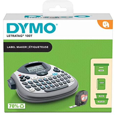 Dymo LetraTag LT-100T Etikettendrucker kompakt grau