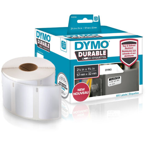 DYMO LW - LW Durable Labels - 32 x 57 mm - 1933084 Bianco Etichetta per stampante autoadesiva