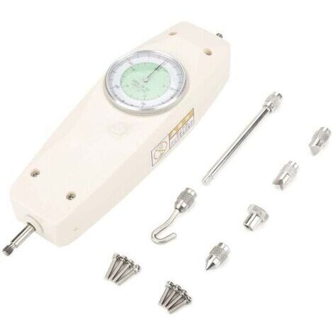 Dynamomètre analogique 500 N, instrument de mesure de force, testeur, jauge de force push-pull, pointeur, jauge de force mécanique analogique push-pull pour la mesure de la force