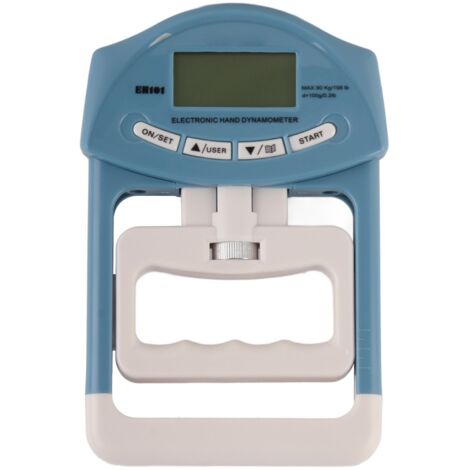 Dynamomètre de Force de Prise Manuelle Numérique avec Écran LCD Réglable pour Entraînement à la Maison