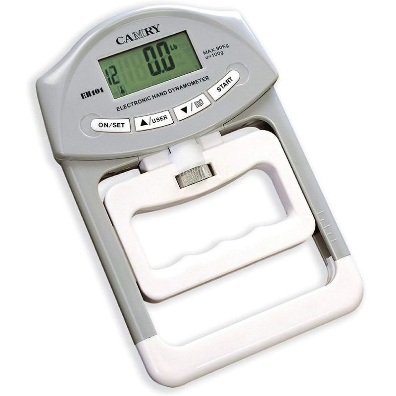 Dynamomètre numérique de mesure de la force de préhension Enregistrement automatique 200 lbs/90 kg