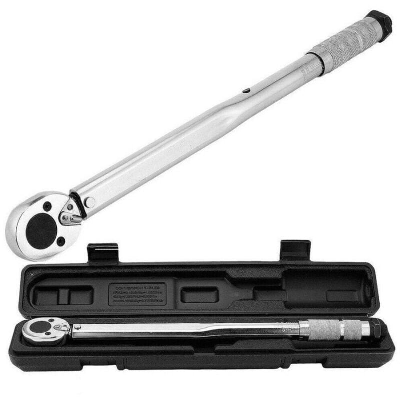 Trade Shop Traesio - Trade Shop - drehmomentschlüssel ratsche 1/2'' 28-210 nm für umkehrbaren anzugs 470 mm -