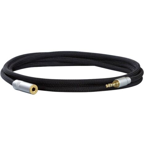 Dynavox 207378 Audio Prolunga [1x Presa jack da 3.5 mm - 1x Spina jack da 3.5 mm] 1.50 m Nero