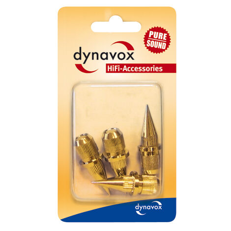 DynaVox Sub-Watt-Absorber (4-er Pack) Messing