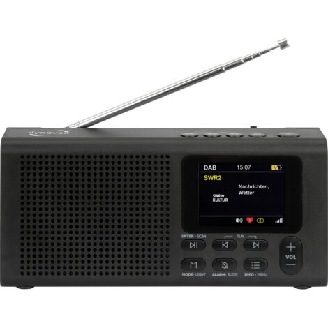 Dynavox  Weltempfänger DAB+, FM Bluetooth®, DAB+   Schwarz
