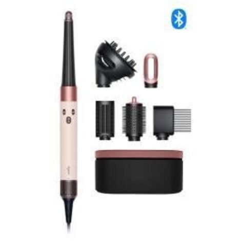 Dyson, Airwrap I.D. Multi-Styler, Per capelli ricci e mossi, Con Bluetooth, Rosa oro
