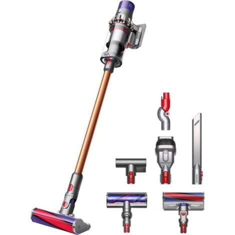 Dyson V10 Absolute aspirateur balai gris et rouge