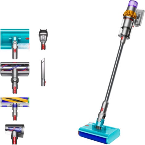 Dyson V15s Detect Submarine Aspirateur Balai Nickel Jaune