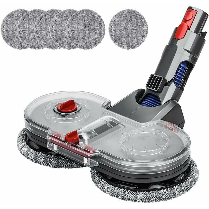 Dyson V7 V8 V10 V11 Attachement de vadrouille électrique pour aspirateur avec réservoir d'eau amovible