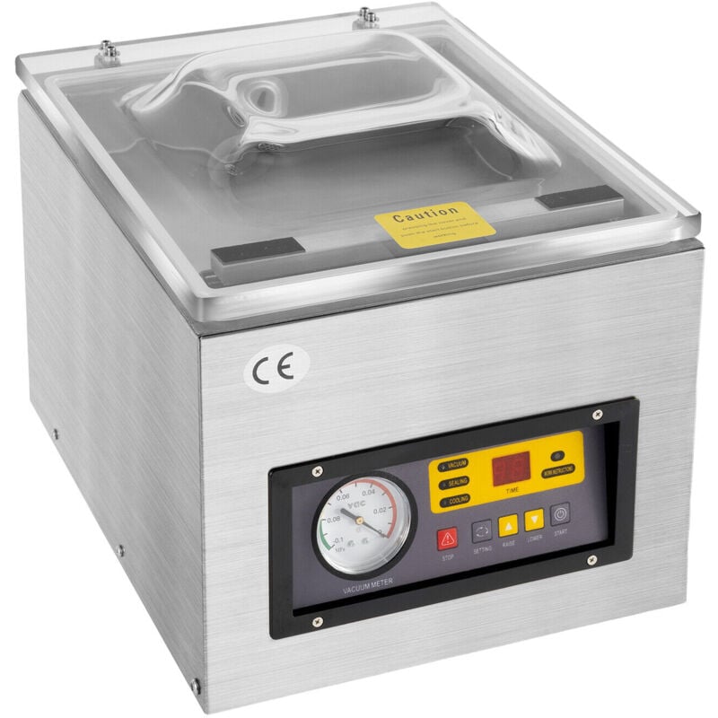 Gojoy - DZ-260C 220V 120W Macchina per sottovuoto, attrezzatura professionale, in acciaio inox, sigillatrice alimentare, sigillatrice sottovuoto, gli