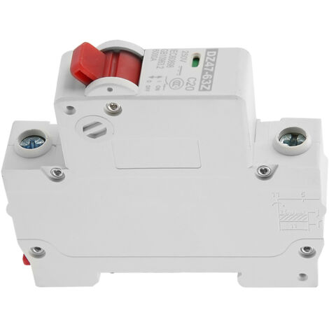 DZ47-63Z-1P 20A Miniatur-Leistungsschalter mit Differenzialschutz Gleichstromschalter