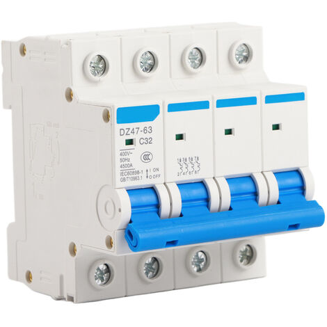 DZ4763 Disjoncteur différentiel différentiel miniature 4P 32A 400V