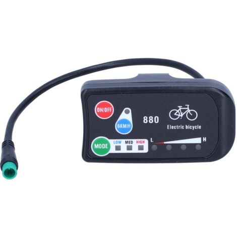 E-bike KT-LED880 panneau de contrôle intelligent. e-bike 36V 48V compteur d'affichage. e-bike accessoires