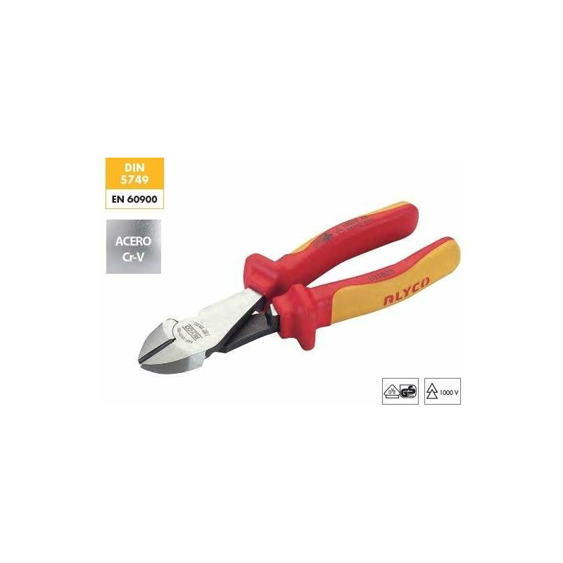 

Alyco Alicate 1000V.Corte Lateral 180 Mm