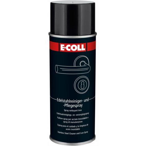 E-COLL Edelstahlreiniger- und -pflegespray 400ml 12 Stk