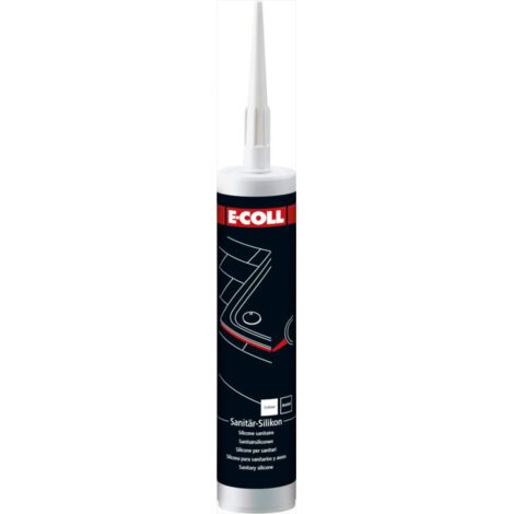 E-COLL EU Sanitär Silikon 310ml weiss
