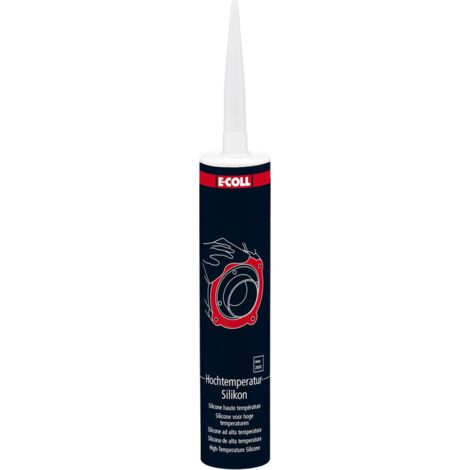 E-COLL Hochtemperatur-Silikon 310ml rot