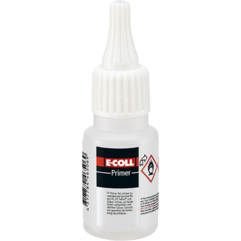 E-COLL Kunststoff-Klebeset 20g Kleber / 15ml Primer