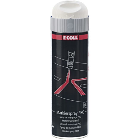 E-COLL PRO Markierspray glänzend weiss 500ml Spraydose
