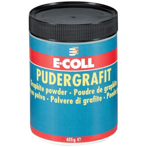 E-COLL Pudergrafit schwarz 625g Dose