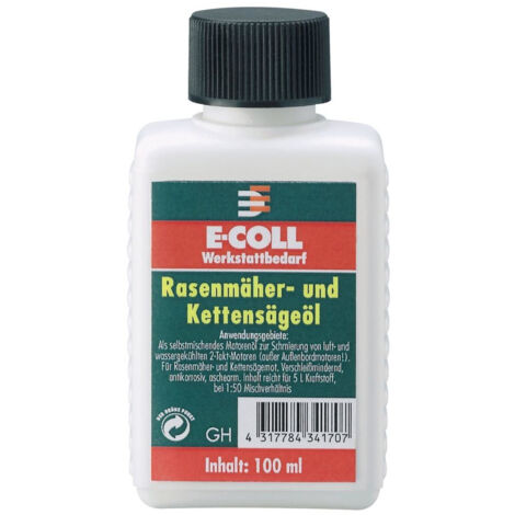 E-COLL Rasenmäher- & Ketten- sägenöl 100ml