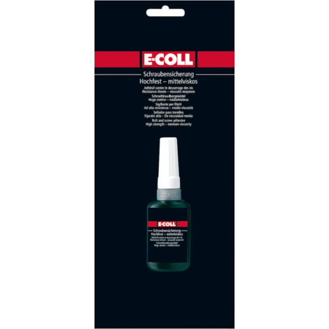 E-COLL Schraubensicherung hochfest-mittelviskos 10ml grün