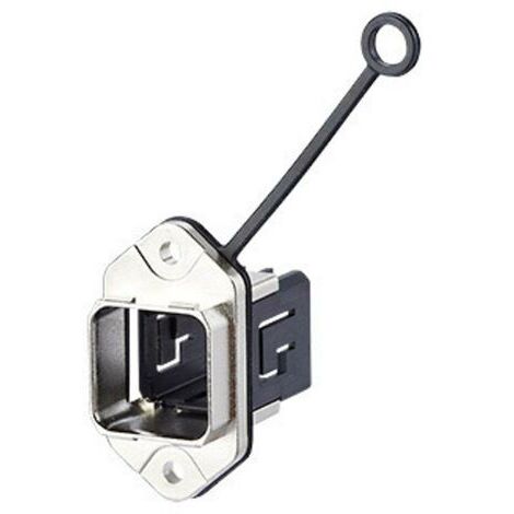 E-DAT Industry IP67 V14 Metz Connect 14010833C0MN RJ45 Boîtier avec bride argent 1 pc(s) X378301