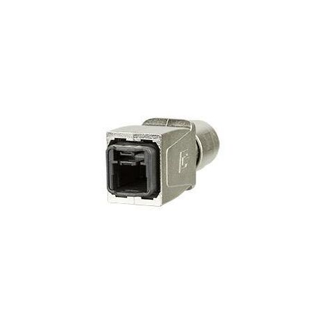 E-DAT Industry IP67 V14 Metz Connect 14010850C0ME RJ45 Capot passe-câble argent 1 pc(s) X378351