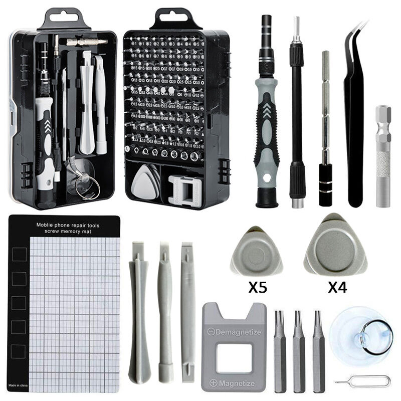 Image of E Durevole kit di cacciaviti di precisione strumenti cacciavite a scatola piccola torx macbook, iphone, riparazione, occhiali, fai da te, orologio,