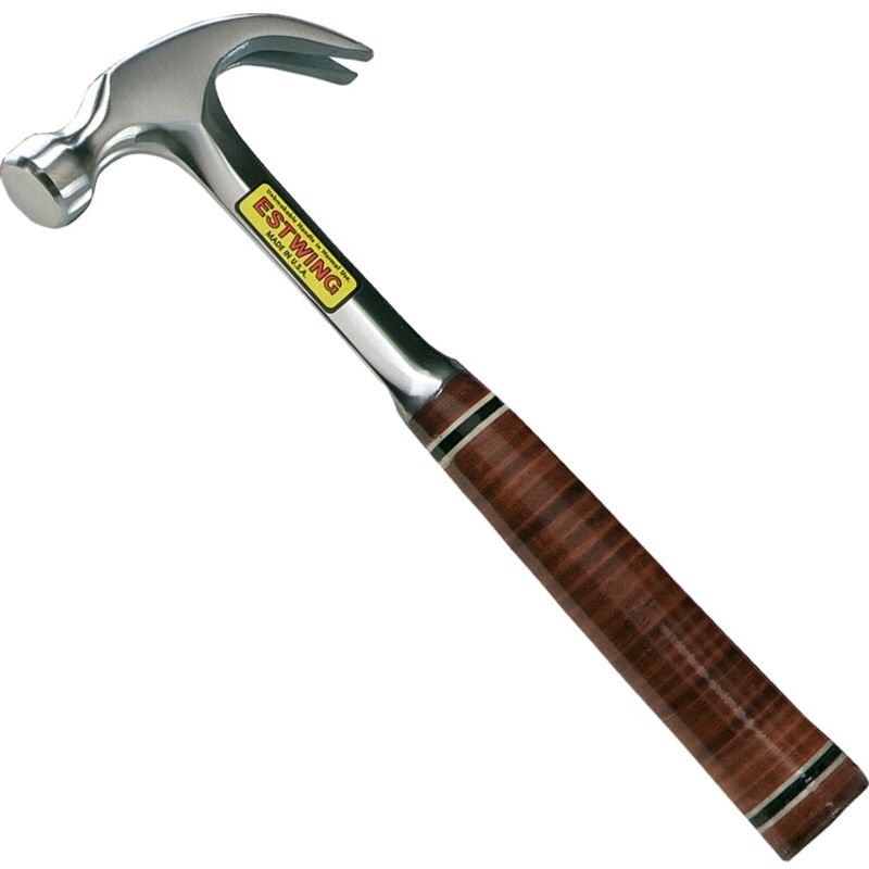 Solid Steel Shaft 16oz Claw Hammer - Estwing