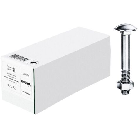 E-NORMpro DIN 603 Mu galZn M8x120 HP