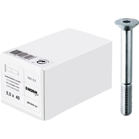 E-NORMpro DIN 7991 8.8 galZn M8x25 HP