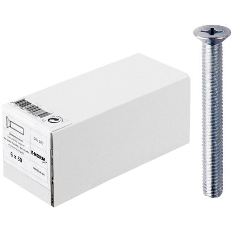 E-NORMpro DIN 965 4.8 -H galZn M3x8 KP