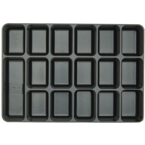 E-NORMpro Montagekoffer leer,17 Fach
