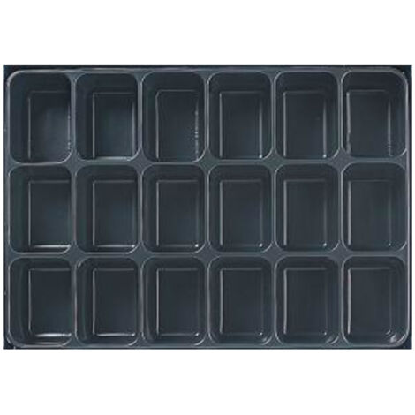 E-NORMpro Montagekoffer leer,18 Fach